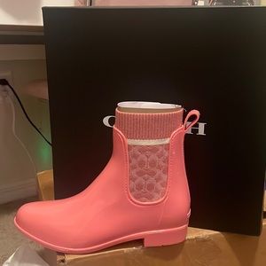 Coach Rubber Rain bootie